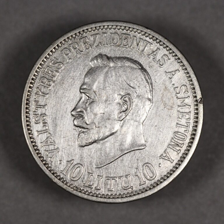 Read more about the article 1938 Lithuania Silver 10 Litu Republic Commemorative