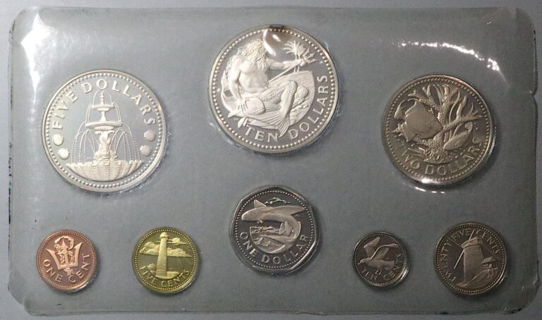 Read more about the article 1974 Barbados Proof Set National Coins 1.93 Oz ASW (25072503R)
