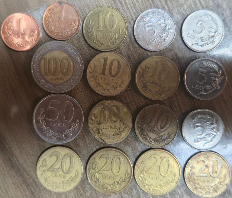 Read more about the article Albania coins 17pcs