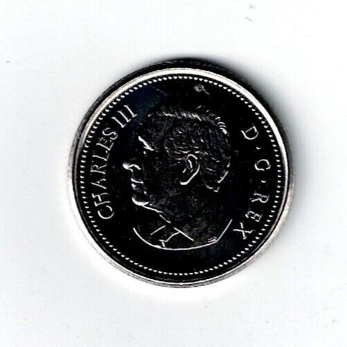 Read more about the article 2023 Canada First Strike Brilliant Uncirculated KCIII 10 Cent Coin!