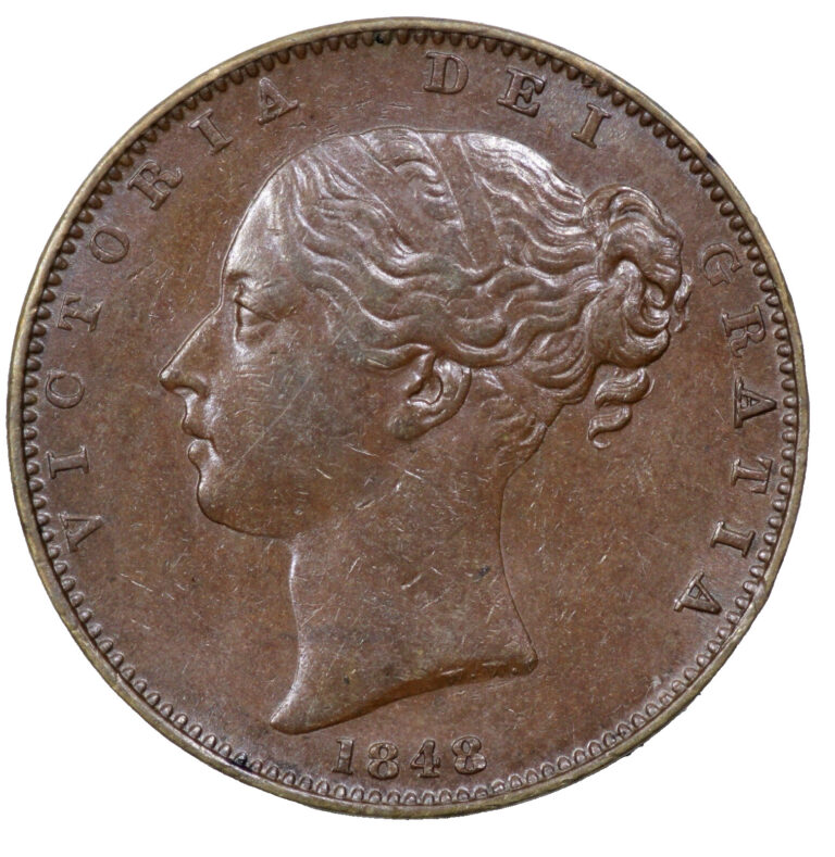 Read more about the article 1848 Great Britain Young Head Farthing