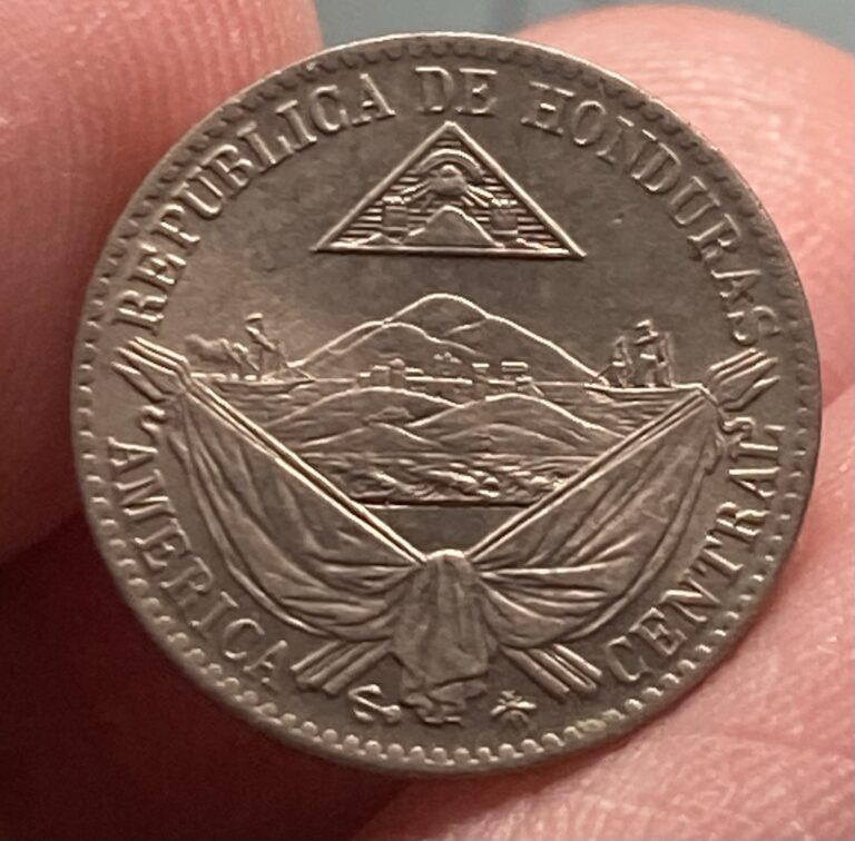 Read more about the article HONDURAS KM30 1/8 Real 1869A UNC