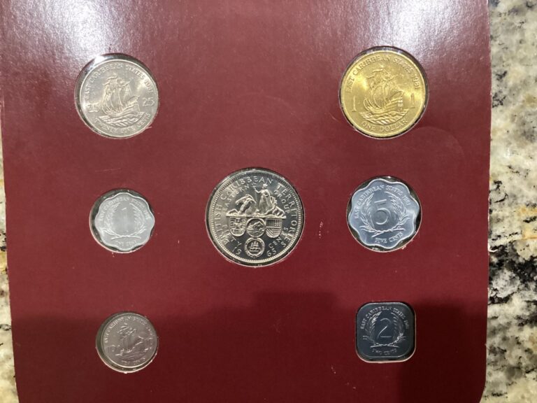 Read more about the article Antigua – Coin Sets of All Nations – 1965 1981 1983 – 7 Coin Uncirculated Set !