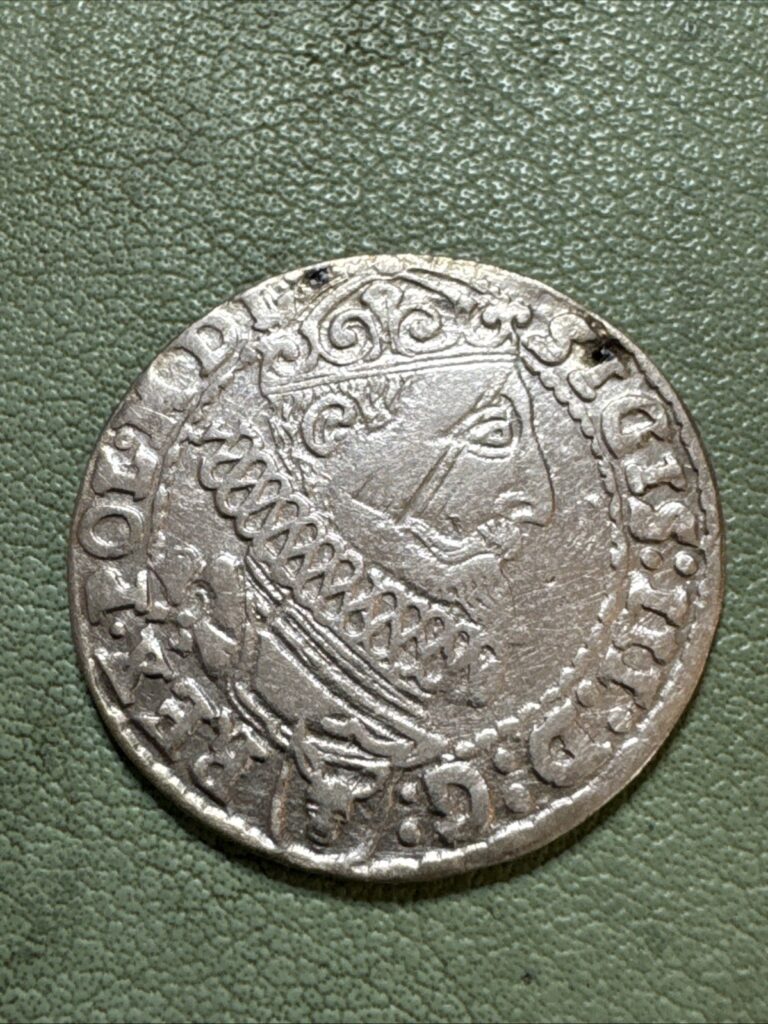 Read more about the article POLAND  SIGISMUND III VASA   (1566-1632 ) 1627 Silver coin  6 Groschen