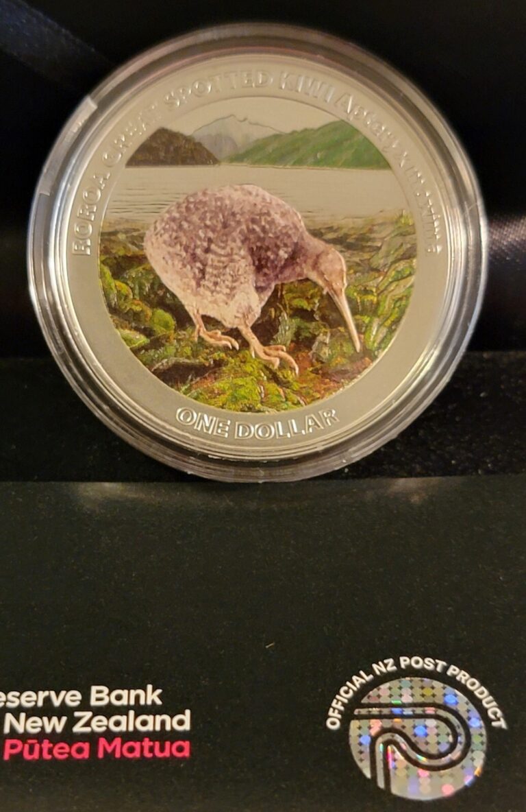 Read more about the article New Zealand – 2024 – 1oz Silver Proof Coin- Kiwi Coins Series – w/ Box and COA