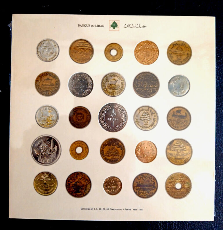 Read more about the article LEBANON 2012 BANK OF BEIRUT SPECIAL COMMEMORATIVE DISPLAY PORTFOLIO COINS