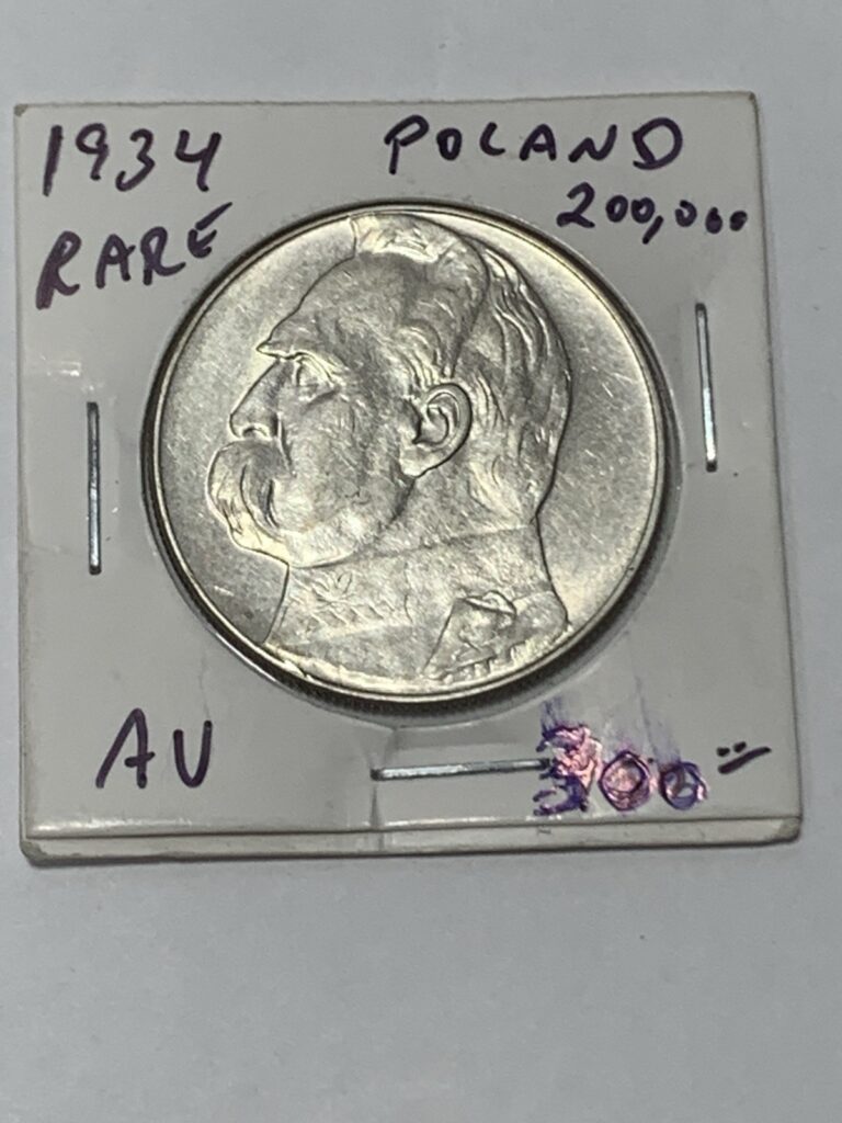 Read more about the article Poland 1934 10Z  AU Details Scarce Coin