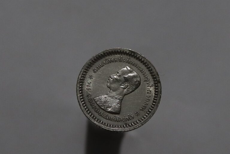 Read more about the article 🧭 🇹🇭 THAILAND 1/8 BAHT 1 FUANG Rama V SILVER ND (1876-1900) B86 #4787