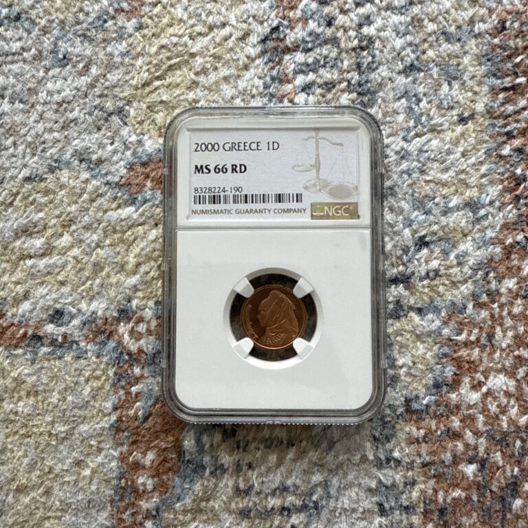 Read more about the article 2000 Greece 1D NGC MS66RD