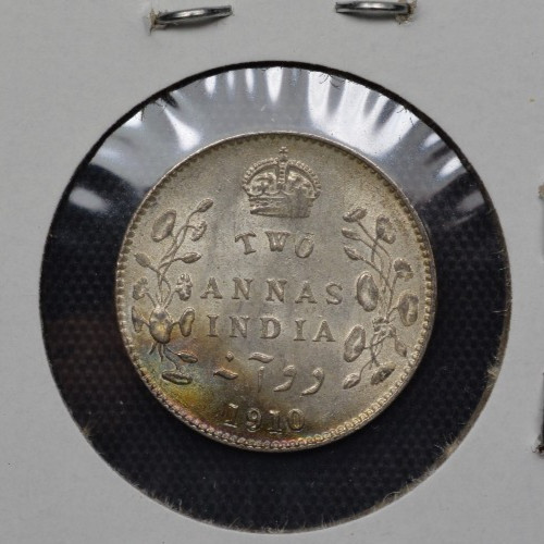 Read more about the article British India 1910C 2 Anna BU (T2)