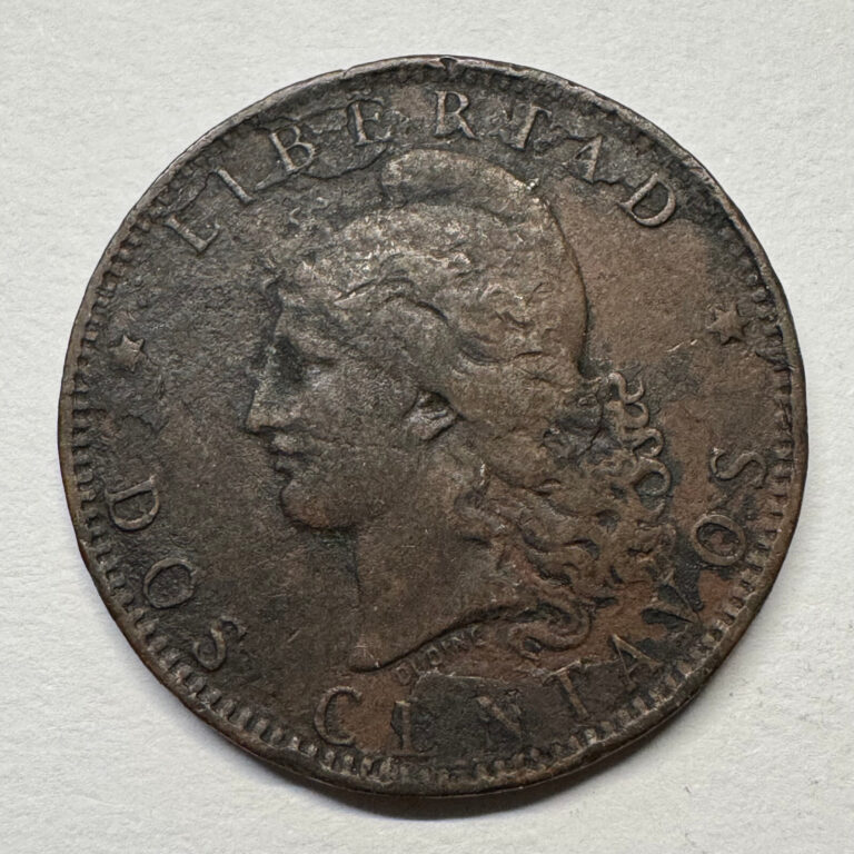 Read more about the article 1891 Argentina 10 Centavos – Beautiful Coin – #B-088