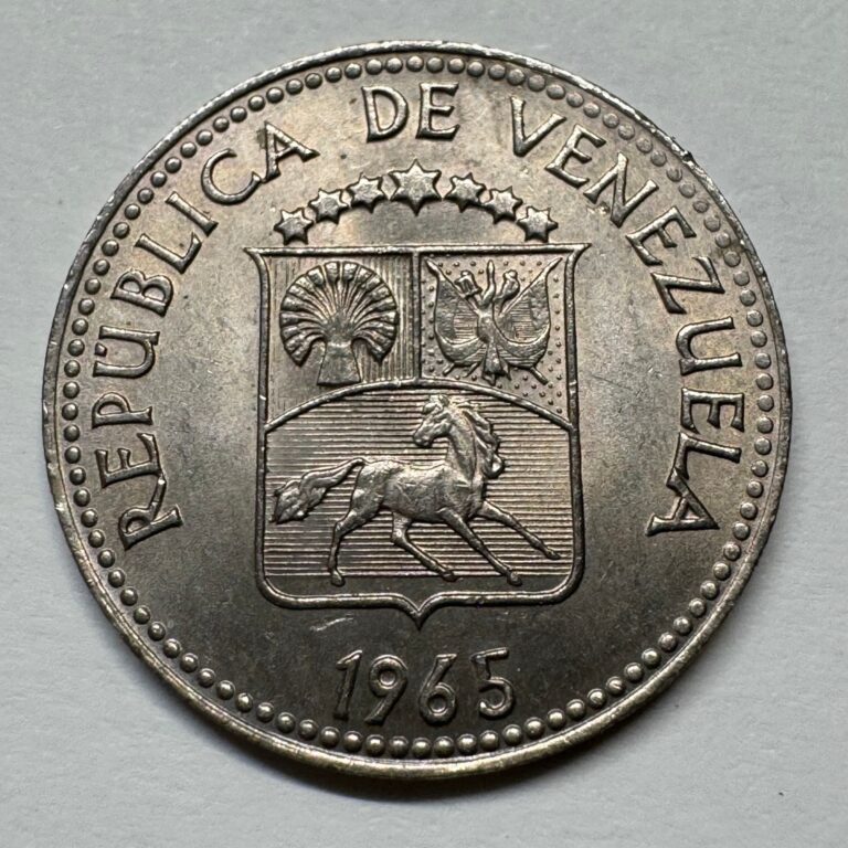 Read more about the article 1965 Venezuela 5 Centimos – Coin #C-042