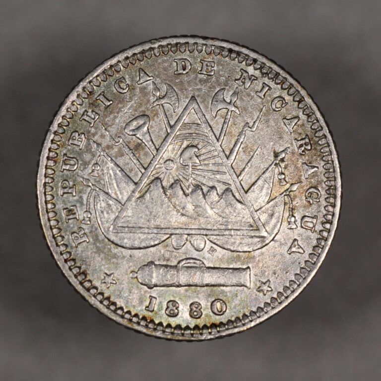 Read more about the article 1880 Nicaragua Silver 10 Centavos