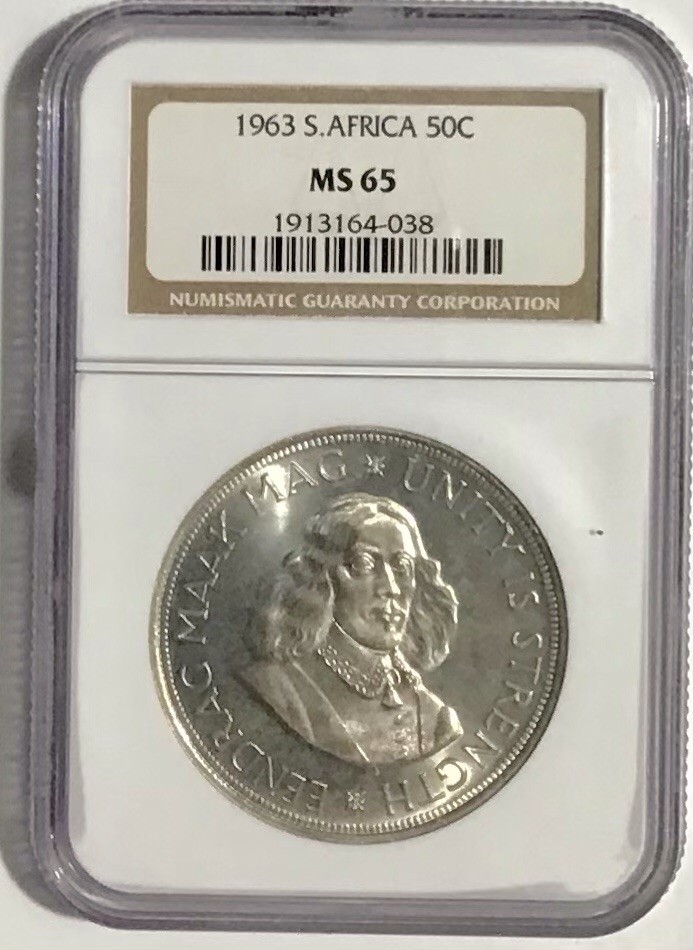 Read more about the article 1963 S. Africa 50C MS 65