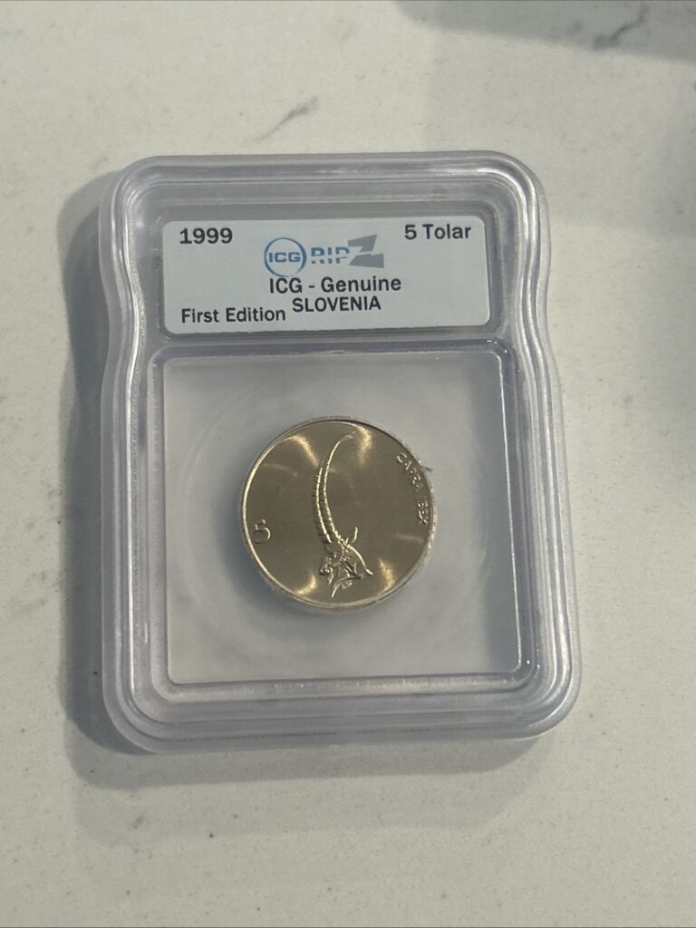 Read more about the article 1999 ICG genuine Slovenia 5 Tolar