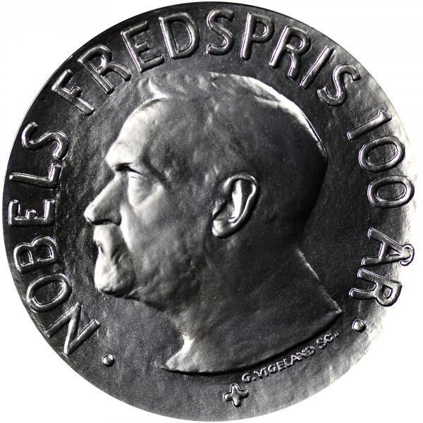 Read more about the article NORWAY 100 Kroner Silver Proof 2001 Alfred Nobel Peace Prize