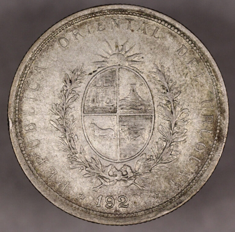Read more about the article 1920 Uruguay Silver 20 Centesimos