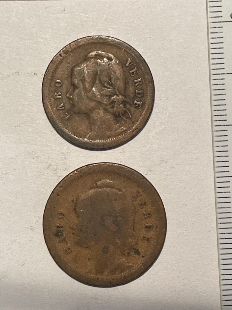 Read more about the article Cape Verde  Cabo Verde 1930 10 and 20 centavos coins