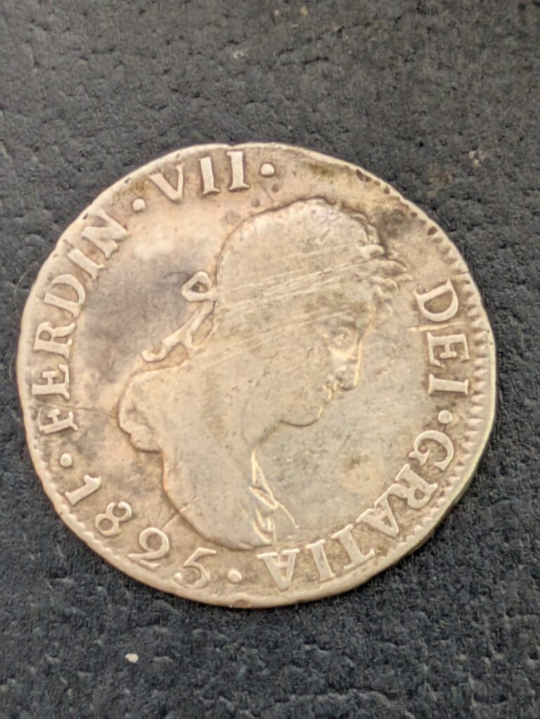 Read more about the article 1825   2 REALES SILVER Minted ?