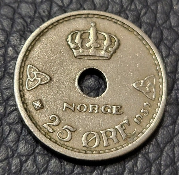 Read more about the article 1939 Norway 25 Øre Coin
