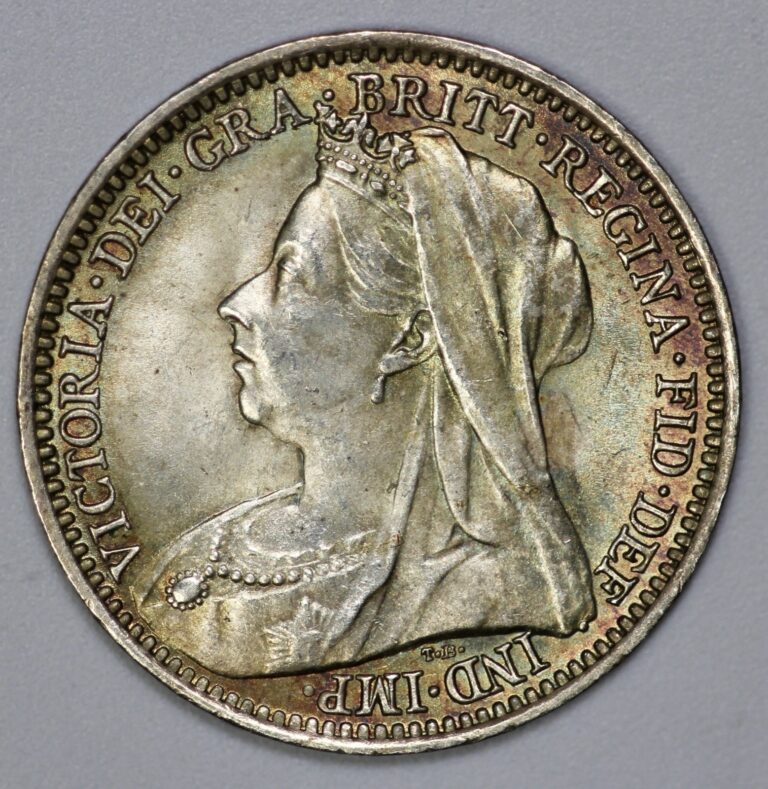 Read more about the article 1901 Great Britain Veiled Head 3p Threepence