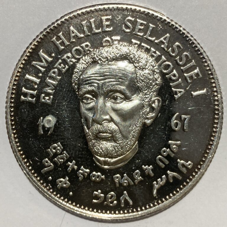 Read more about the article 1967 Expo Ethiopia Emperor Haile Selassie Silver Proof H.I.M. Medal