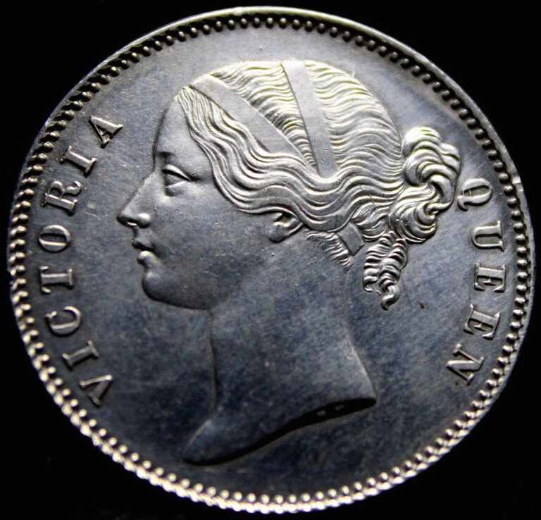 Read more about the article India : British India  1840  Silver Rupee  Queen Victoria 625-380