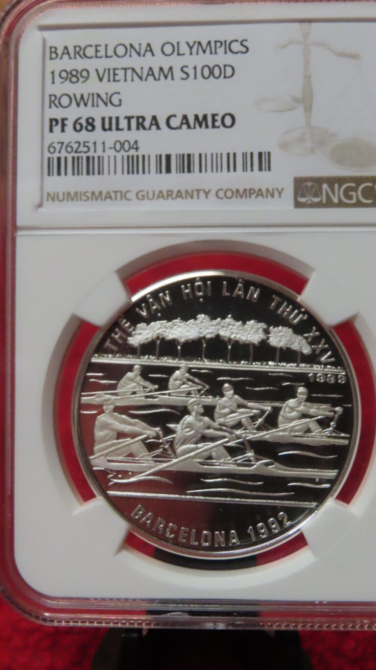 Read more about the article Vietnam 1989 Rowing 999 Silver 100 Dong NGC PF68 Ultra Cameo