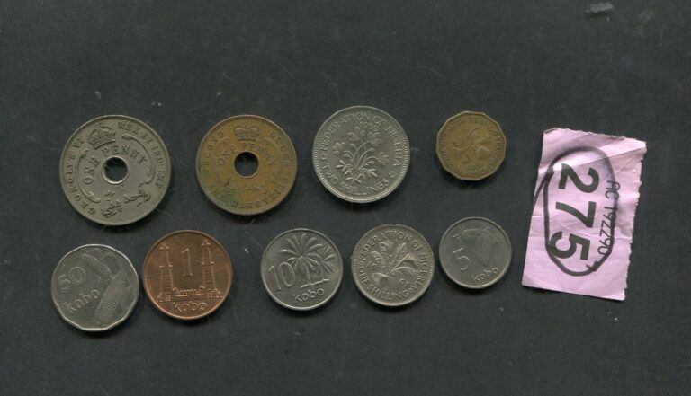 Read more about the article Set of  9   coins of    Nigeria