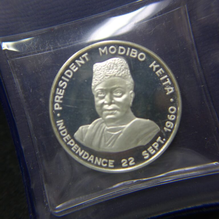 Read more about the article Mali 10 francs Independence Modibo Proof Silver Coin 1960 –