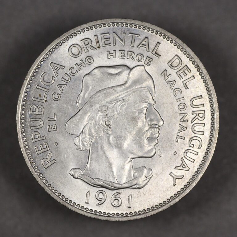 Read more about the article 1961 Uruguay Silver 10 Pesos Uncirculated