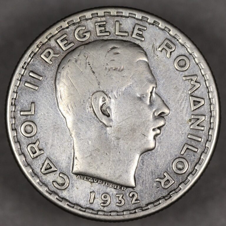 Read more about the article 1932 Romania Silver 100 Lei