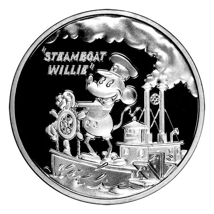 Read more about the article Fiji 1 oz Steamboat Willie Silver BU coin in capsule