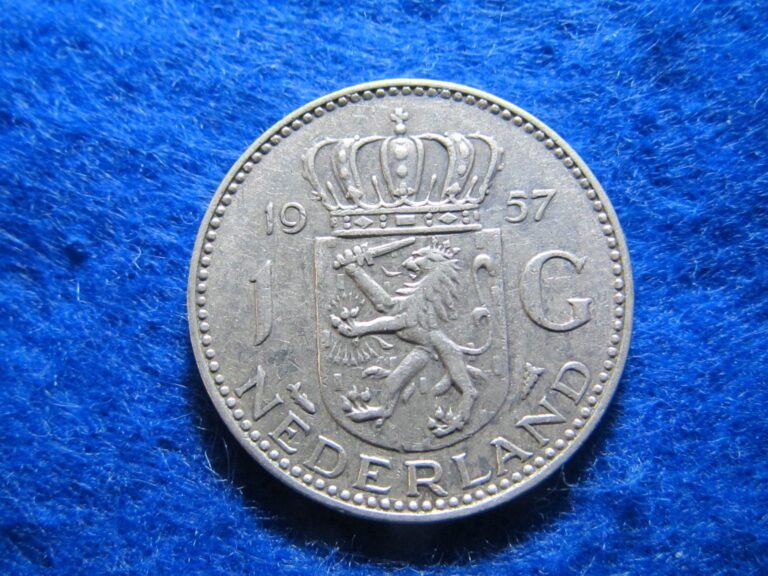 Read more about the article 1957 Netherlands Silver 1 Gulden – Lustrous Higher Grade – Lightly Cleaned