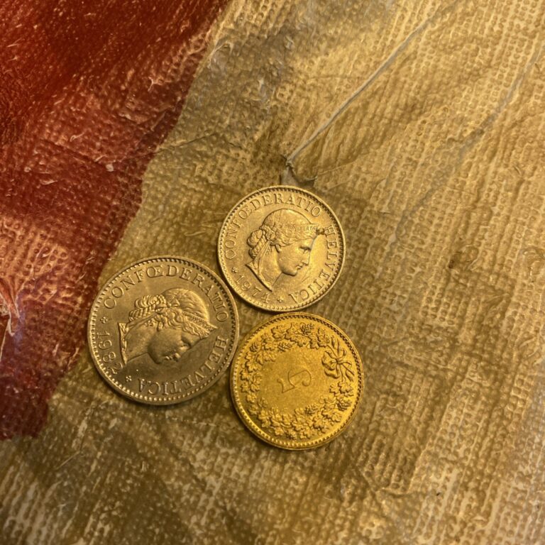 Read more about the article 1982  1974 Switzerland 5 Rappen  1982 10 Rappen- 3 Coins