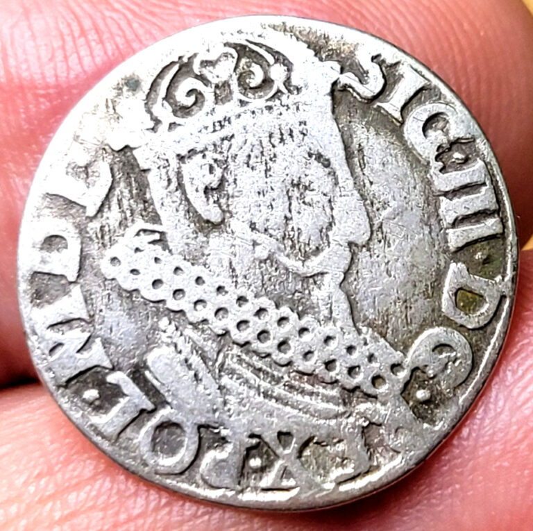 Read more about the article 1621 Poland 3 Groschen Silver coin SIGISMUND III