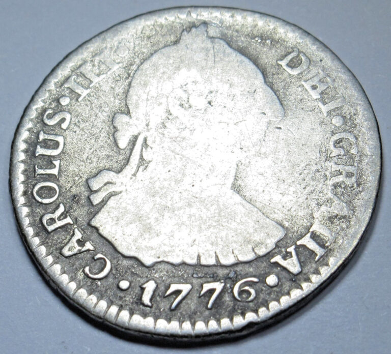 Read more about the article 1776 Spanish Bolivia Silver 1 Reales Genuine Antique US Colonial Pirate Coin