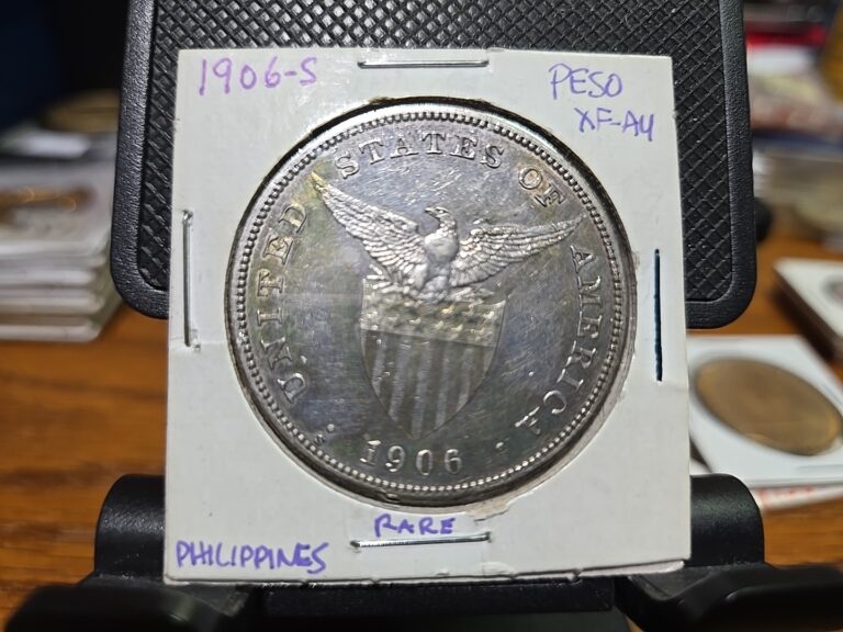 Read more about the article GENUINE 1906 S Philippines Peso GREAT Details – Key Date/Mint KM-168.