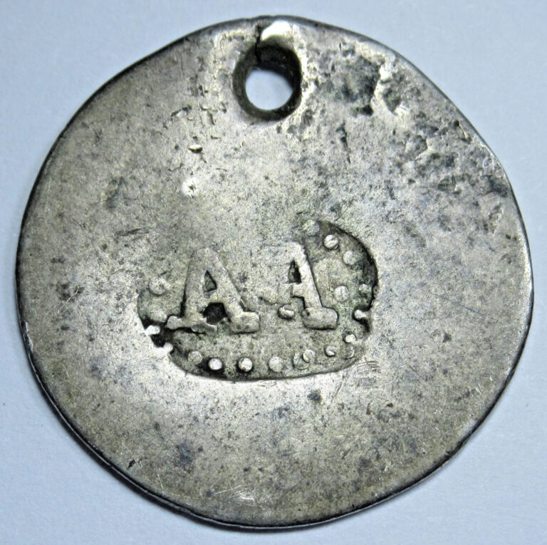 Read more about the article AA Colombia Counterstamp Rulau Spanish Colonial Silver 1 Reales Countermark Coin