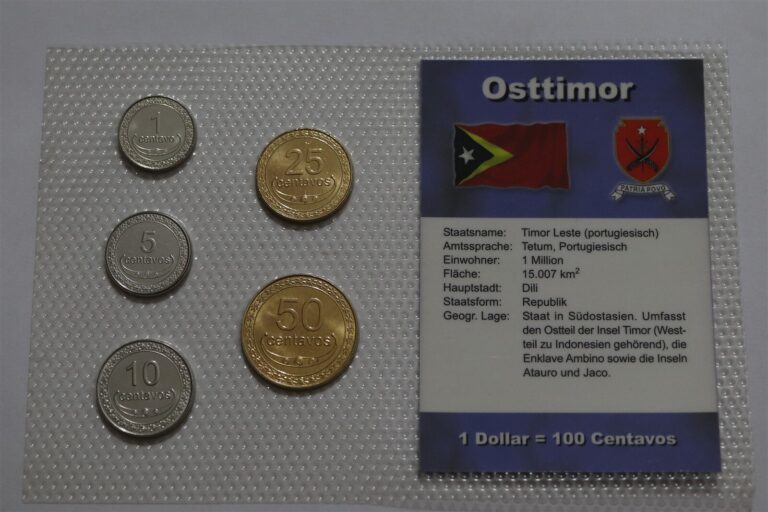 Read more about the article 🧭 🇹🇱 EAST TIMOR 2004/2006 MINT COIN SET WITH COA B71 #266