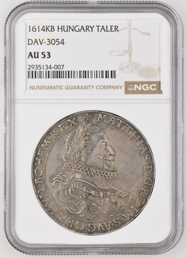 Read more about the article 1614 KB Hungary Thaler NGC AU 53