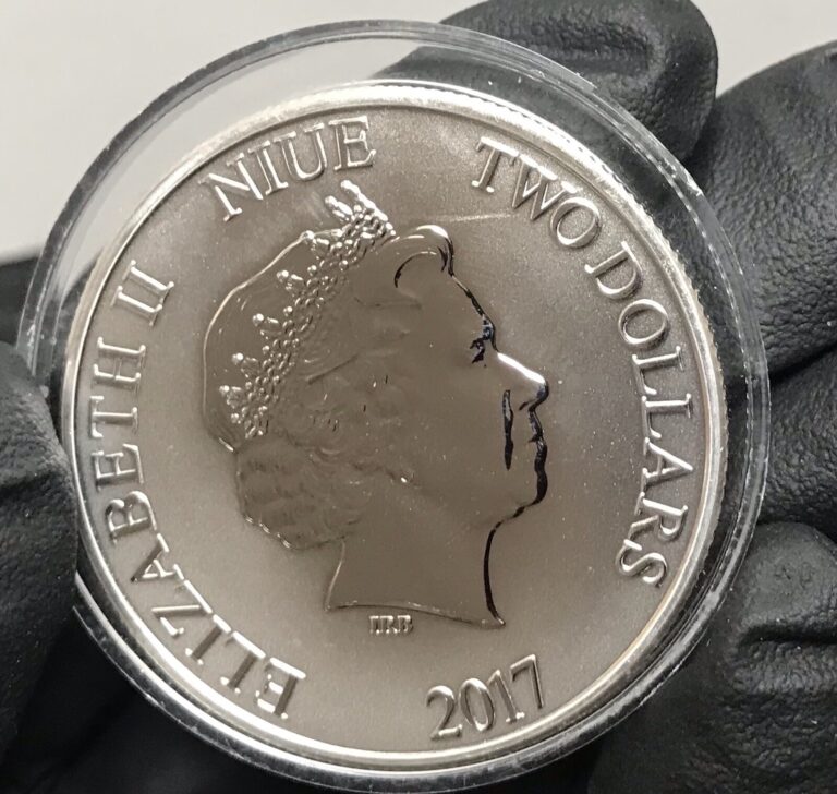 Read more about the article NEW ZEALAND $2 SILVER COIN  QE II W/DARTH VADER REVERSE  2017+BONUS COIN!