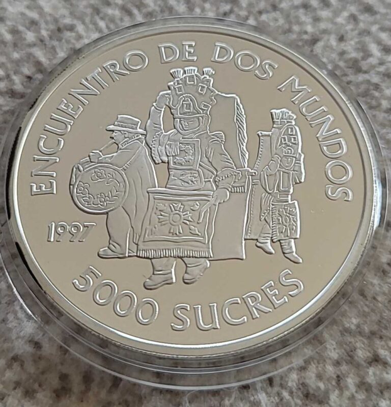 Read more about the article Ecuador 5000 Sucres 1997 Silver Proof Native Costumes