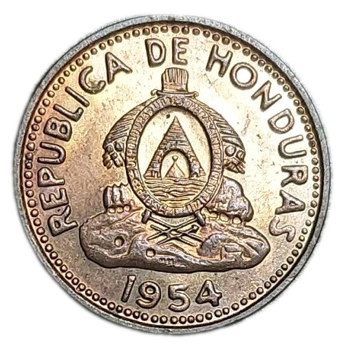 Read more about the article 1954 Honduras 1 Centavo AU Key Date Small Coin KM 77.2