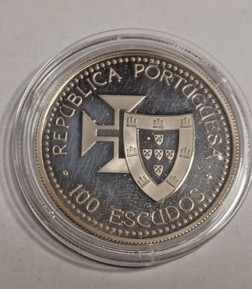 Read more about the article Portugal 100 Escudos 1989 Proof Silver Coin 0.925
