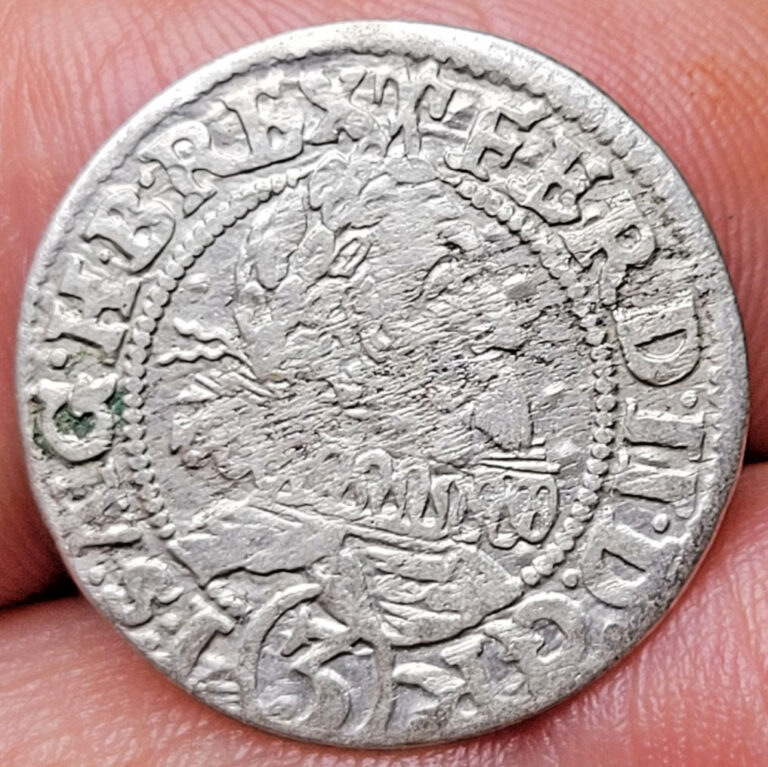 Read more about the article Austria 3 Kreuzer 1629 Ferdinand II Silver Coin