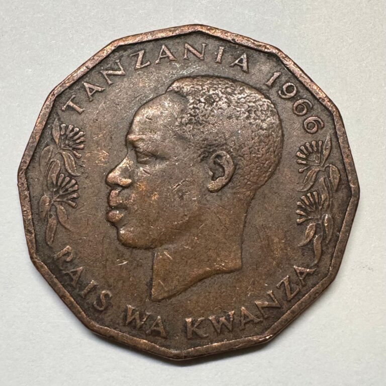 Read more about the article 1966 Tanzania 5 Senti – Coin #C-050