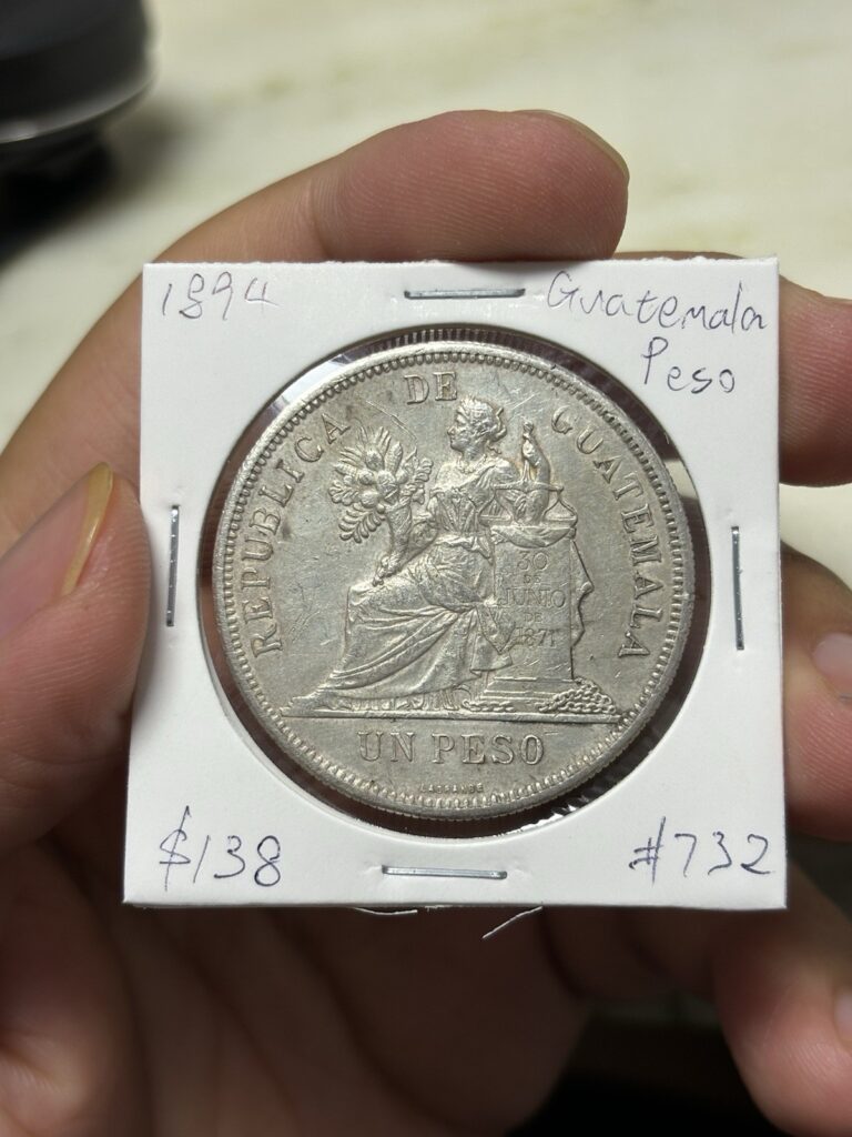 Read more about the article 1894 Guatemala Silver Peso
