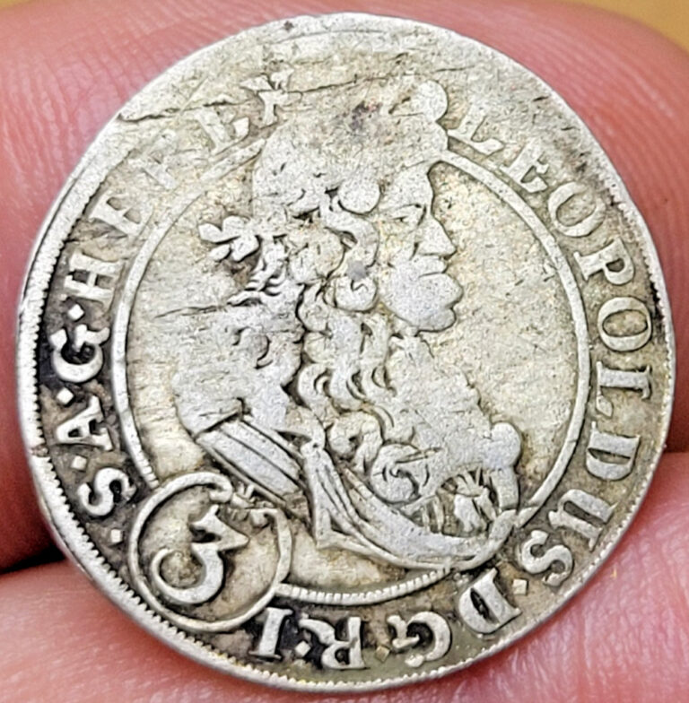 Read more about the article Austria 3 Kreuzer 1700 Leopold Silver Coin