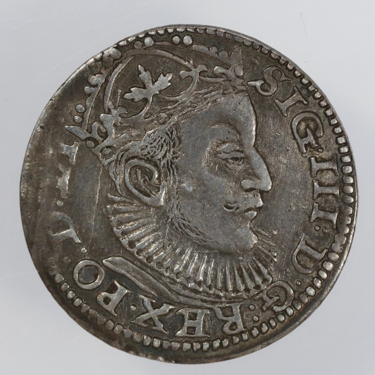 Read more about the article 1589 Polish-Lithuanian Commonwealth King Sigismund III Vasa AR Silver 3 Groschen